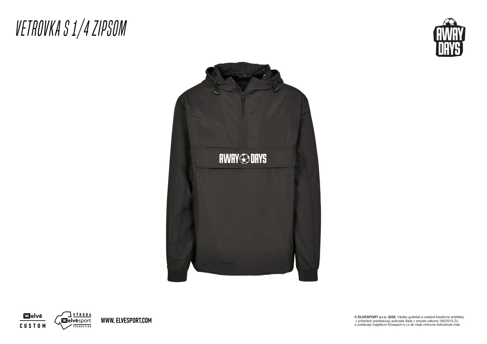 Větrovka 1/4 Zip